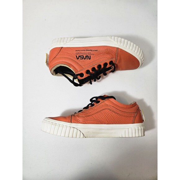 VANS NASA Space Theme Solid Orange Low Top Lace Up Athletic Sneakers US M4.5/W6 main image 9